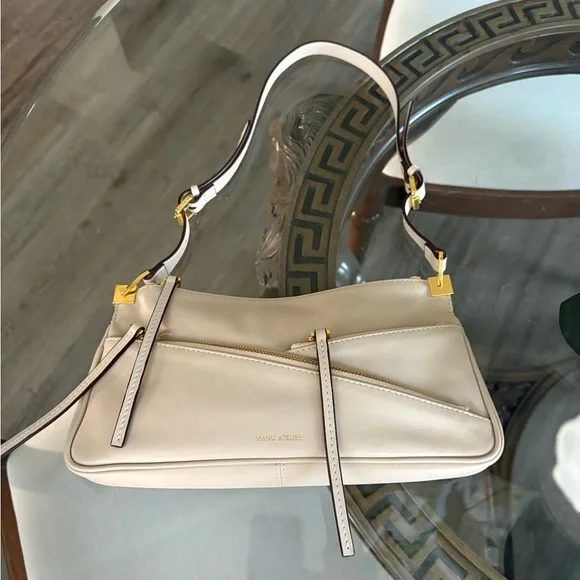 🤍🤍MANU ATELIER BAGUETTE/SHOULDER SOFT CALF LEATHER BAG!🤍🤍 - Picture 4 of 10